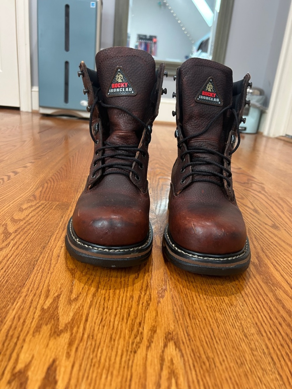 Rocky Ironclad Men's Dark Brown Work Boots